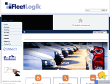 Tablet Screenshot of fleetlogik.com